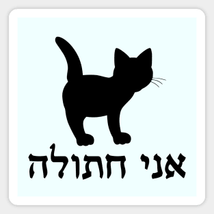 I'm A Cat (Hebrew, Feminine) Magnet